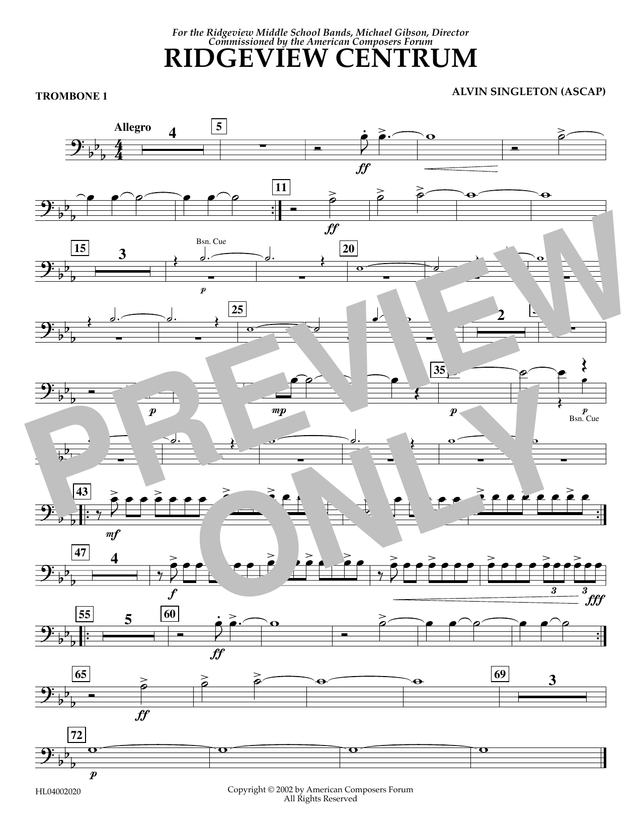 Product picture to: Ridgeview Centrum - Trombone 1