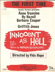cover: The First Time (from 'Innocent As Hell'), Andrew Rosenthal, Gesang, Gitarre, Klavier