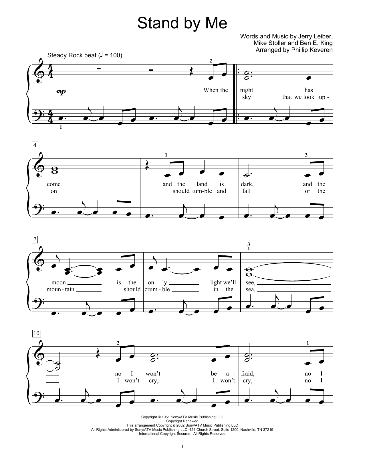 Produktbild zu: Stand By Me (arr. Phillip Keveren)