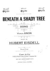 cover: Beneath A Shady Tree, Hubert Eisdell, Gesang, Klavier