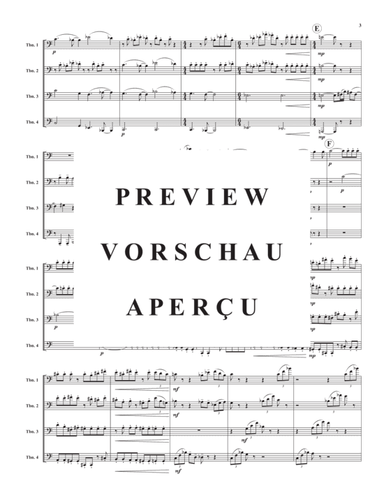 Product gallery: Page 5 of 14 Sinuations , , (Trombone Quartet)