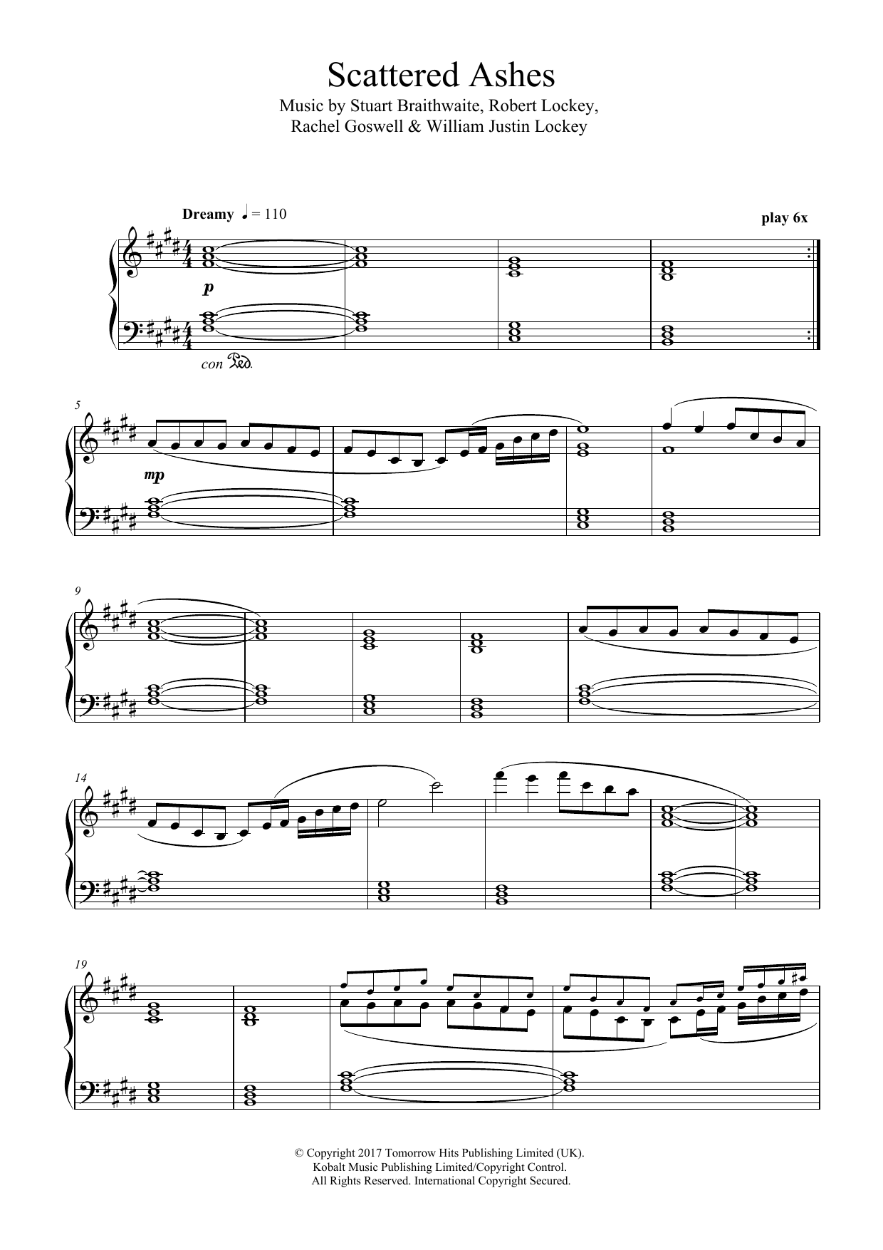 Product picture to: Scattered Ashes (Orchestral Variation)