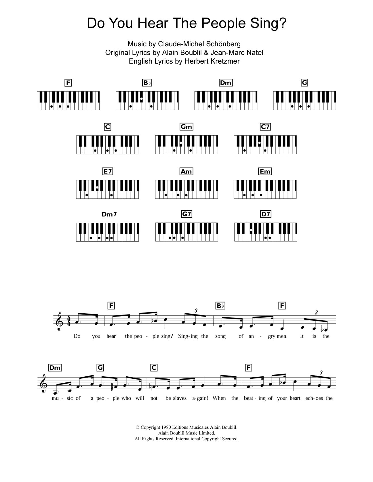 Product picture to: Do You Hear The People Sing? (from Les Miserables)