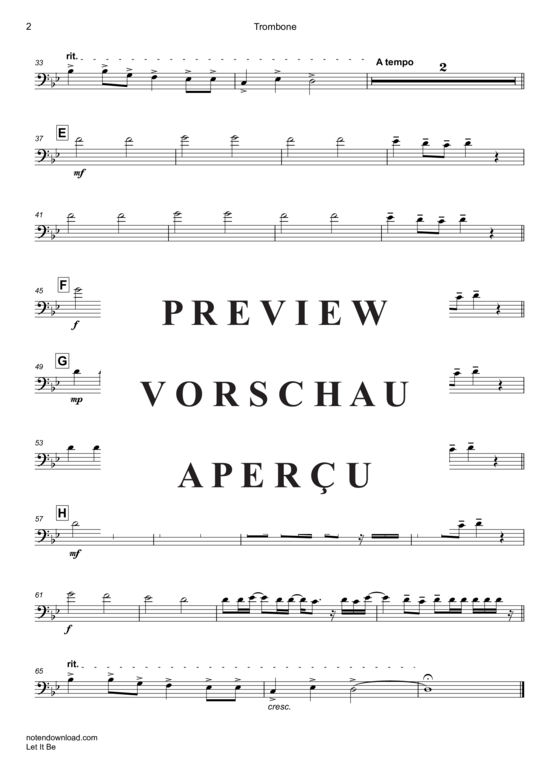 Produktgalerie: Seite 15 von 19 Let It Be , Beatles, The, (Blechbläser Quintett)
