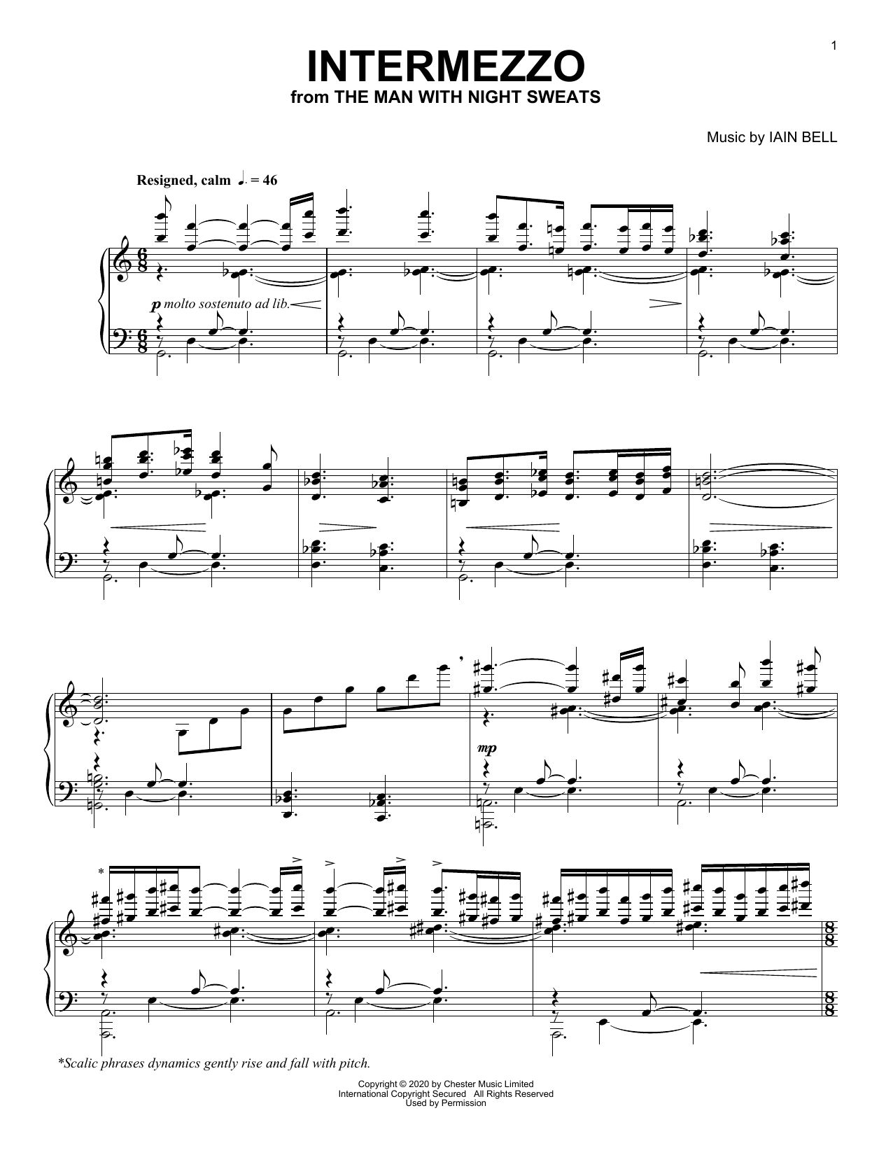 Produktgalerie: Seite 1 von 1 Intermezzo, Iain Bell, Klavier
