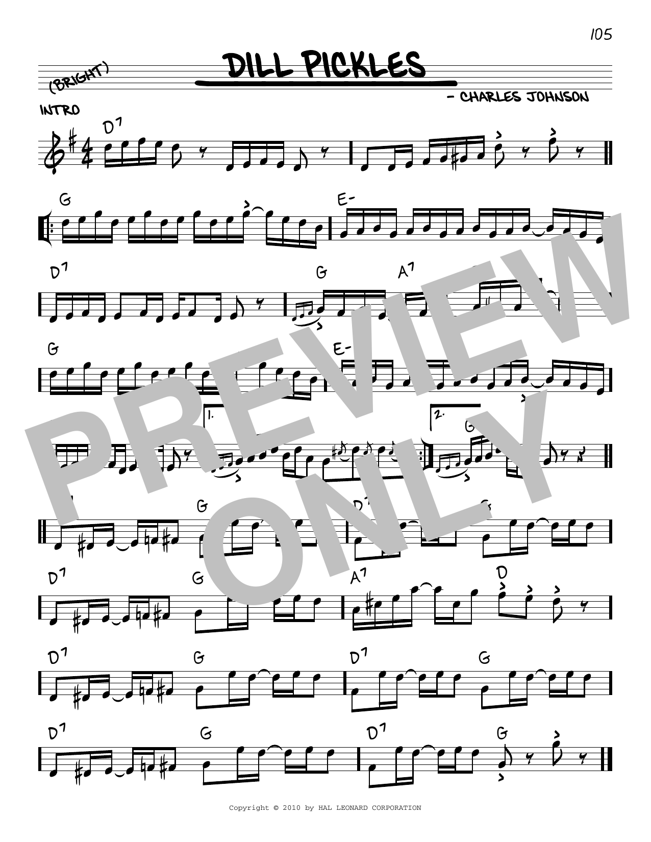 Produktbild zu: Dill Pickles (arr. Robert Rawlins)