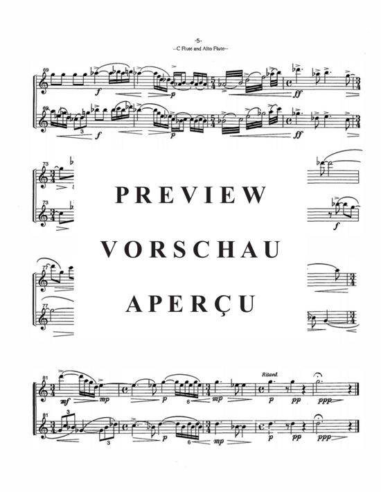 Product gallery: Page 20 of 21 Sirens , , (flute and alto flute/flute)