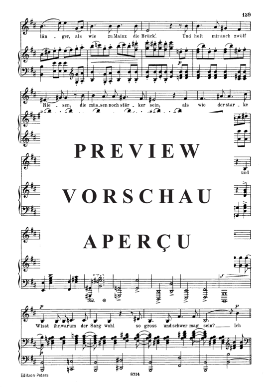 gallery: Die alten, bösen Lieder, Op.48 No.16 , , (Gesang mittel + Klavier)