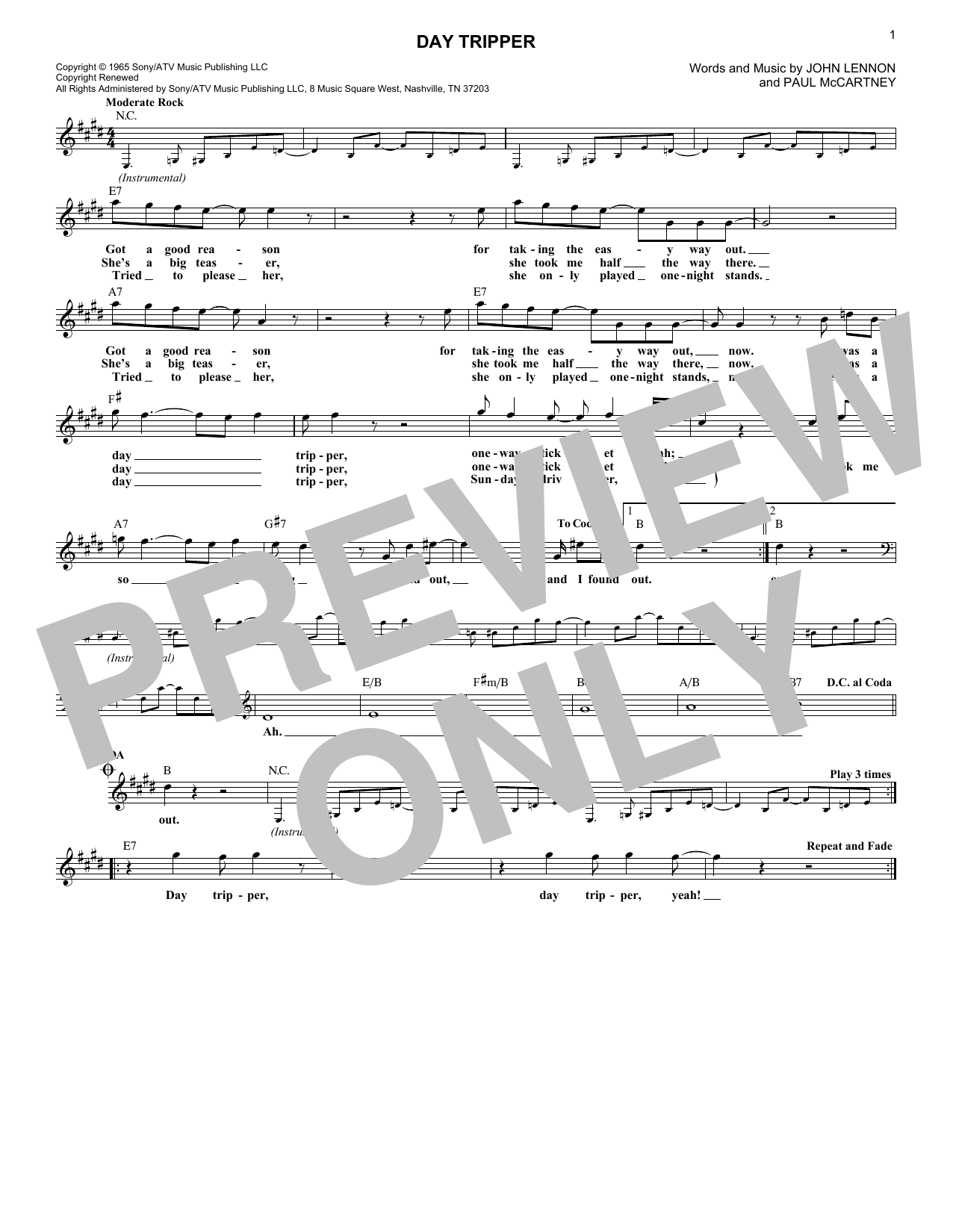 Produktgalerie: Seite 1 von 1 Day Tripper, The Beatles, Melodieinstrument