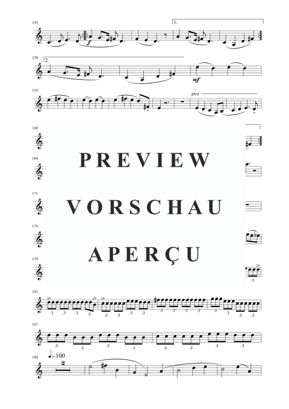 gallery: Des rêves avant le jour, , Gemischtes Ensemble - Violine 2 Einzelstimme