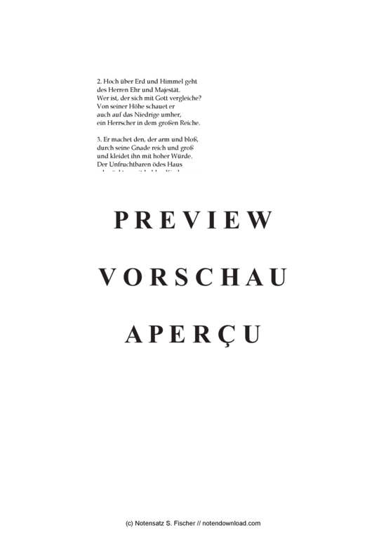 Product gallery: Page 3 of 3 Ich will in Gottess Heiligtum und  , , (mixed choir)