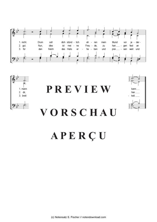 Produktgalerie: Seite 3 von 3 Man lobt dich in der Stille , , (Gemischter Chor)
