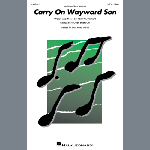 Produktbild zu: Carry On Wayward Son (arr. Roger Emerson)