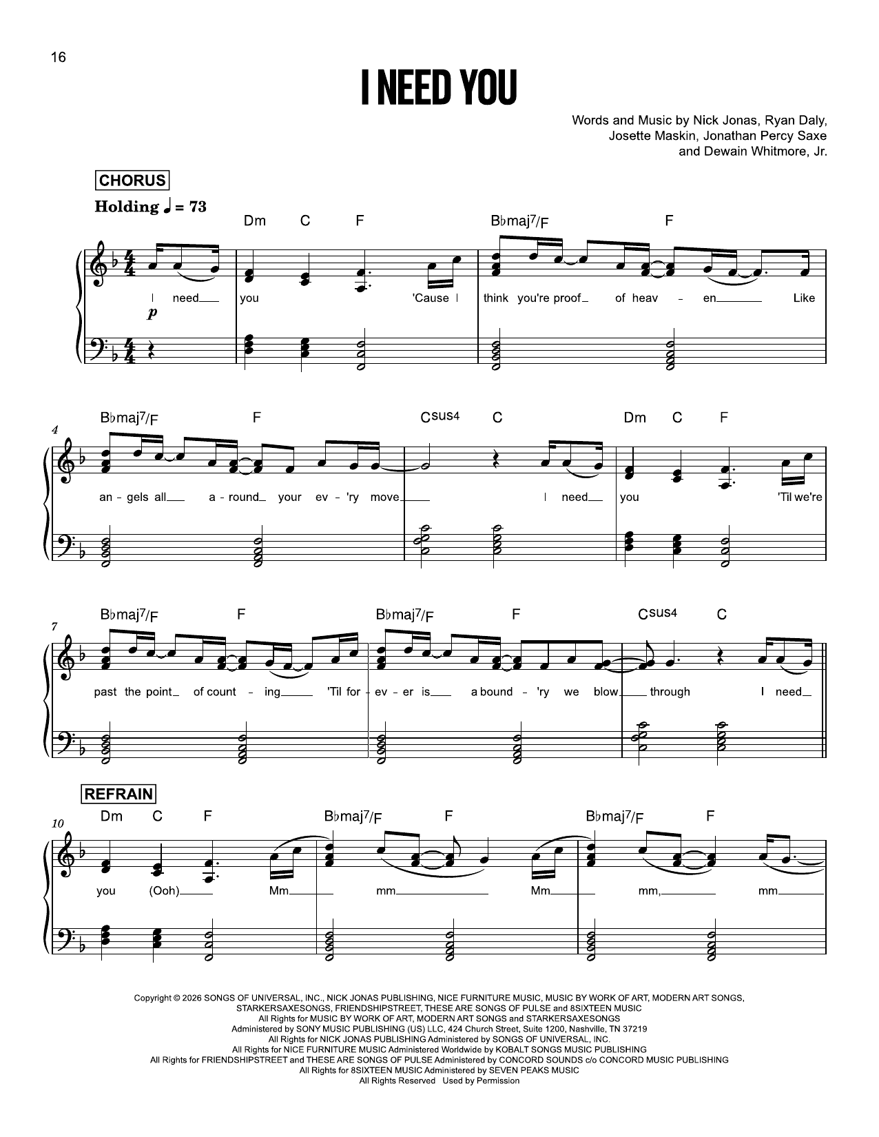 Produktgalerie: Seite 1 von 1 I Need You, Nick Jonas