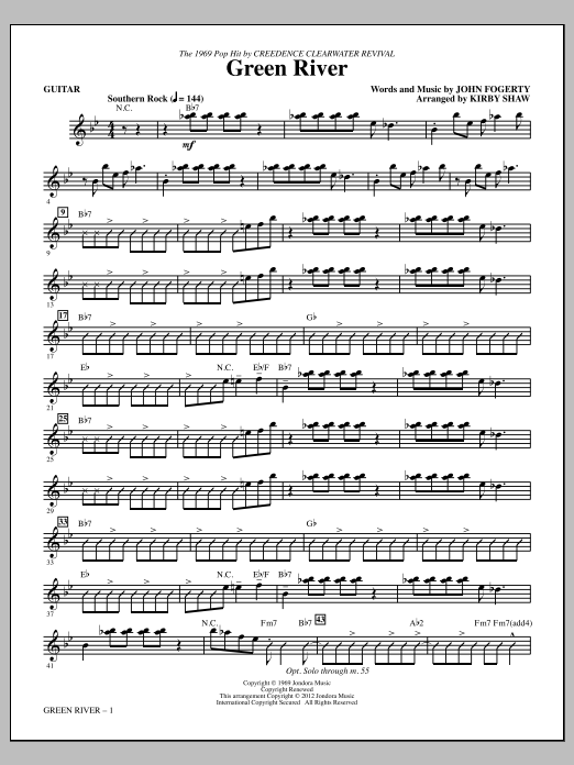 Produktbild zu: Green River - Guitar