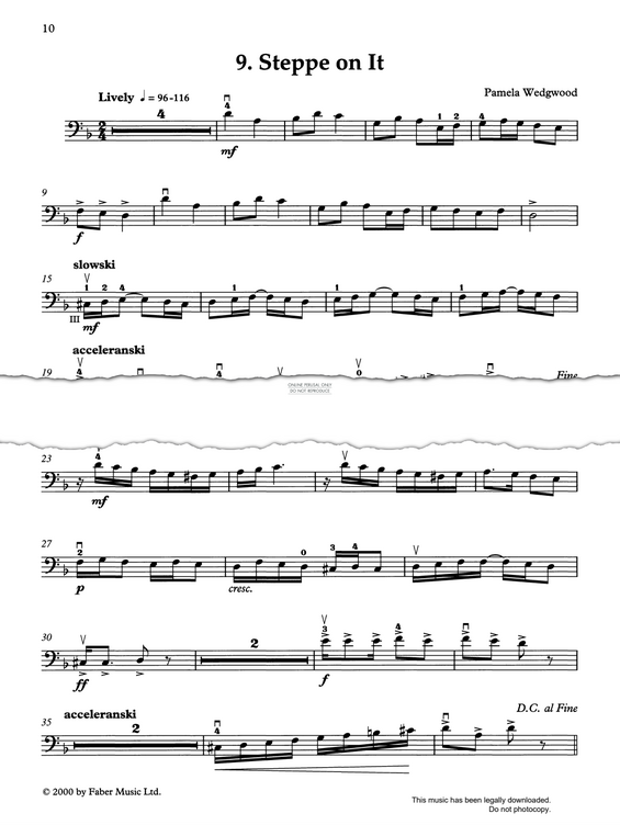 Produktgalerie: Seite 1 von 1 Steppe On It, Pam Wedgwood, Klavier, Violoncello