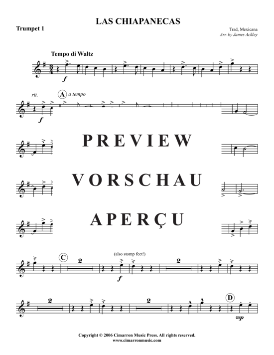 Produktgalerie: Seite 9 von 14 Las Chiapanecas , , (Blechbläserquintett)