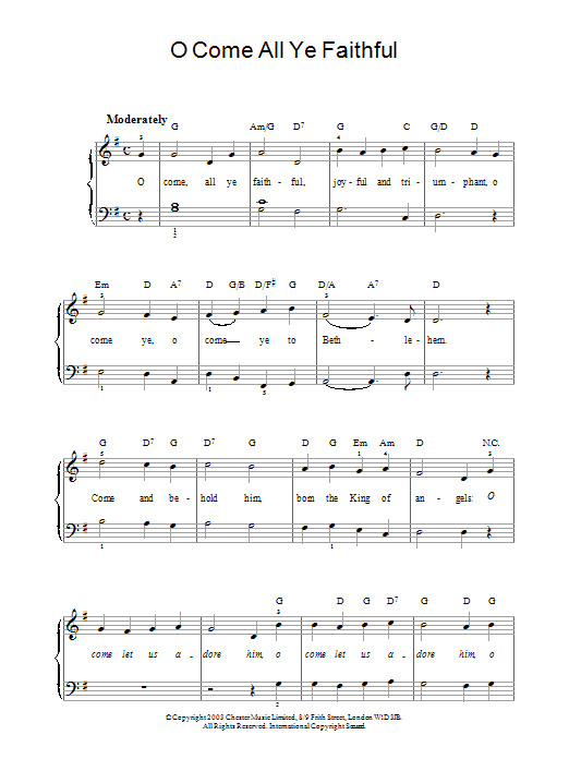 Product gallery: Page 1 of 1 O Come, All Ye Faithful (Adeste Fideles), John Francis Wade