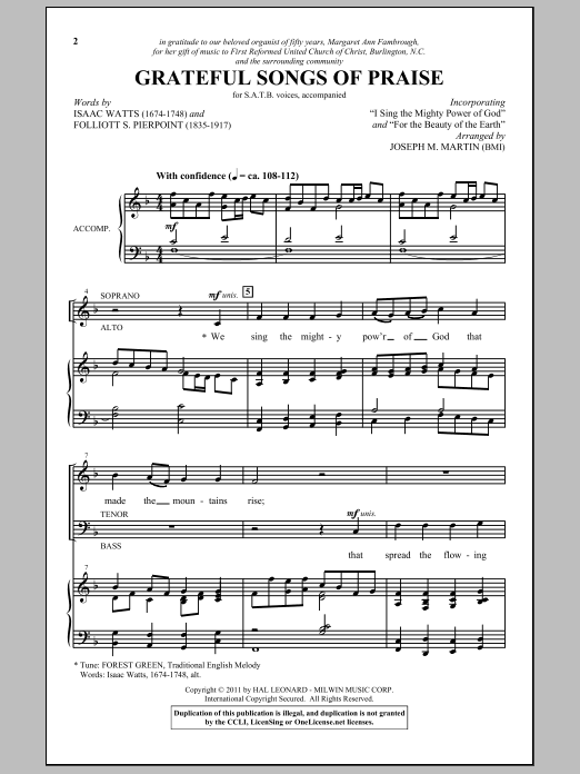 Produktbild zu: Grateful Songs Of Praise