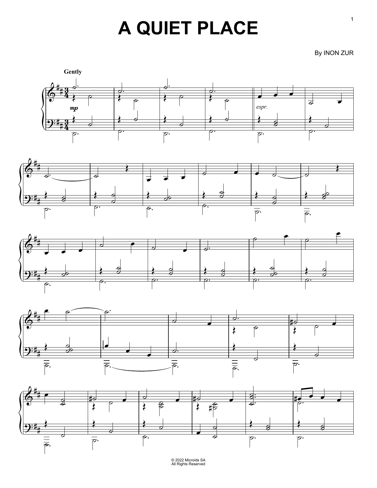Produktbild zu: A Quiet Place (from Syberia: The World Before)