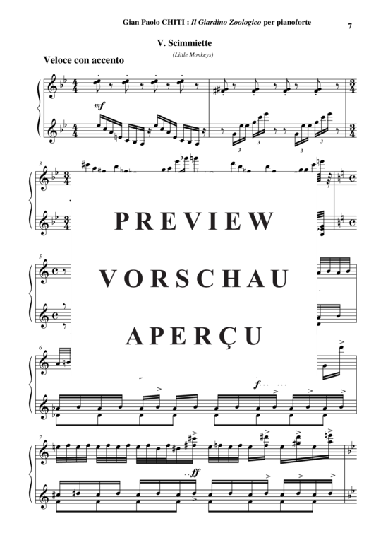 Product gallery: Page 9 of 14 Il Giardino Zoologico , , Piano Solo