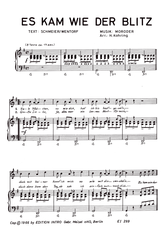 Produktbild zu: Es kam wie der BlitzMichael Holm