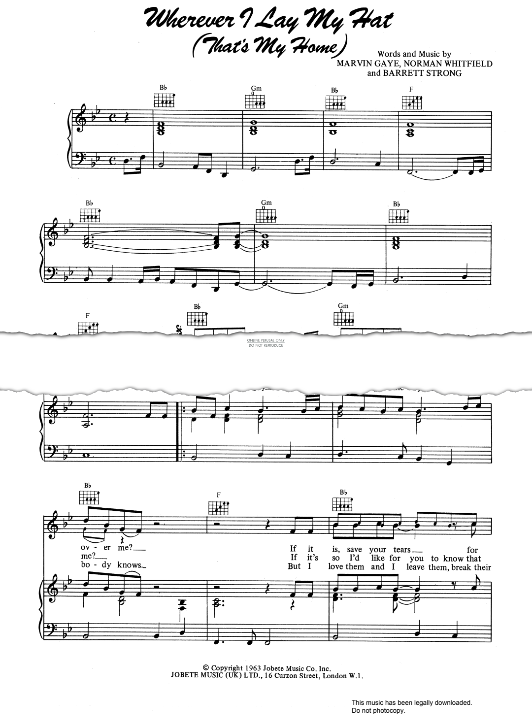 Produktbild zu: Wherever I Lay My Hat (That's My Home)