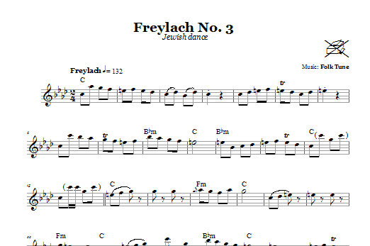 Product gallery: Page 1 of 1 Freylach No. 3 (Jewish Dance), Folk Tune