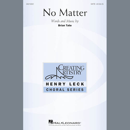 cover: No Matter, Brian Tate