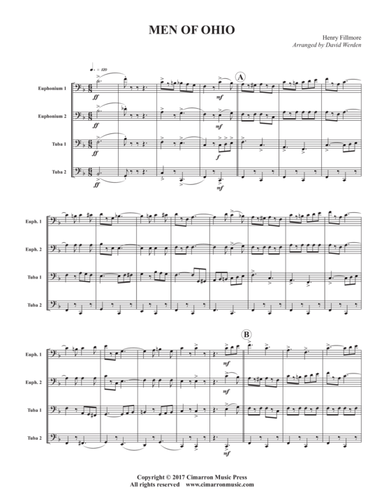 Product picture to: Men of Ohio Henry Fillmore