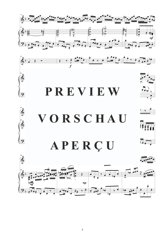 Product gallery: Page 6 of 11 Oboen Konzert in D-Moll BWV 1059, , Oboe and Piano