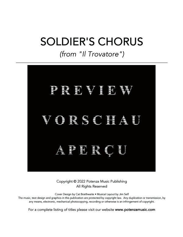 Produktgalerie: Seite 3 von 11 Soldier´s Chorus, , (Trompete in B und Klavier)