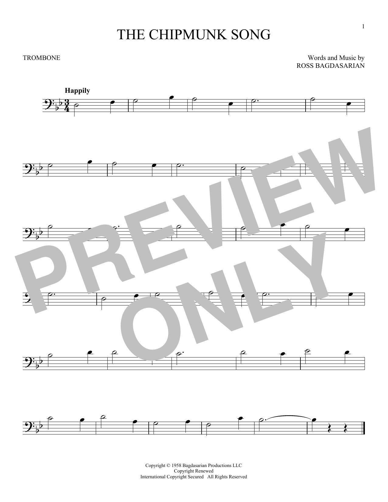 Product gallery: Page 1 of 1 The Chipmunk Song, Ross Bagdasarian