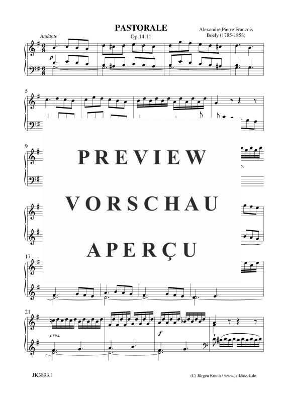 Pastorale Op.14 No.11