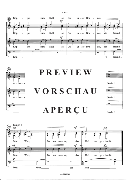 Product gallery: Page 5 of 5 Herr, zögre doch nicht , , (mixed choir)