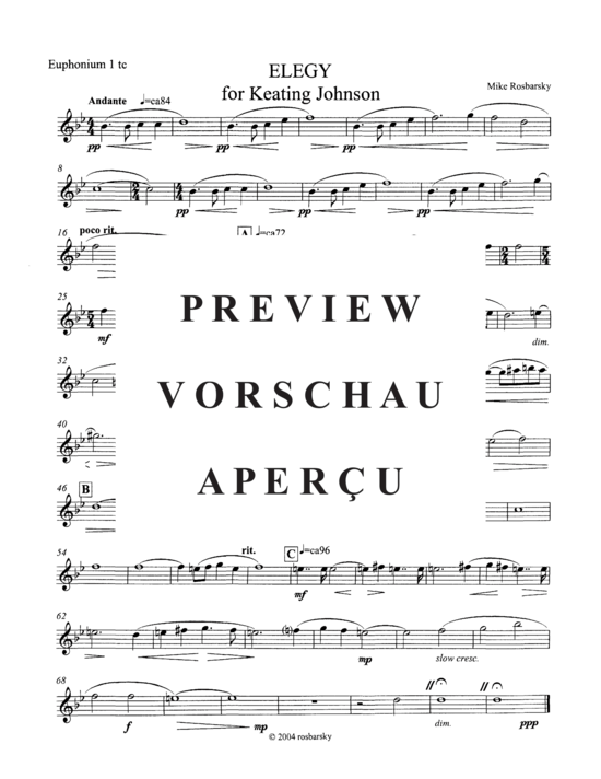 Product gallery: Page 14 of 20 Elegy , , (Tuba Quintet EEETT)