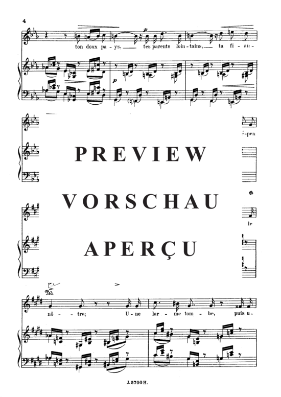 Product gallery: Page 3 of 6 Larmes Op.51 No.1, , High Voice and Piano