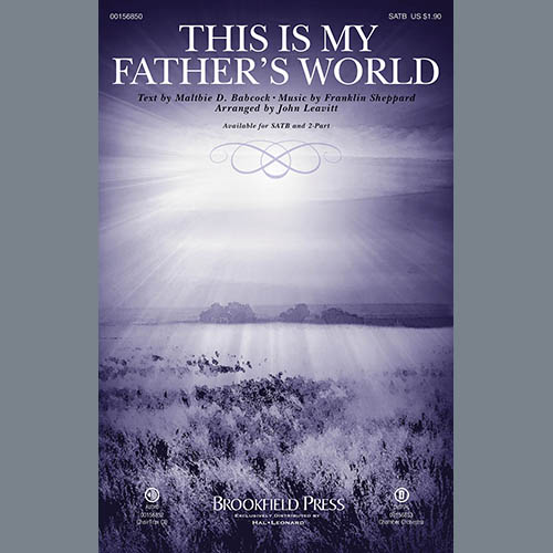 cover: This Is My Father's World, John Leavitt, Chor
