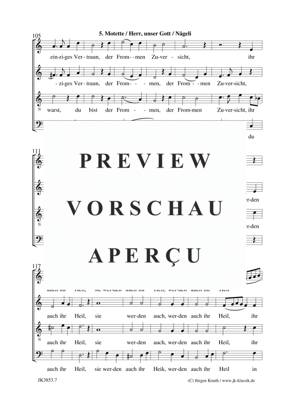 gallery: Herr, unser Gott , , (Gemischter Chor)