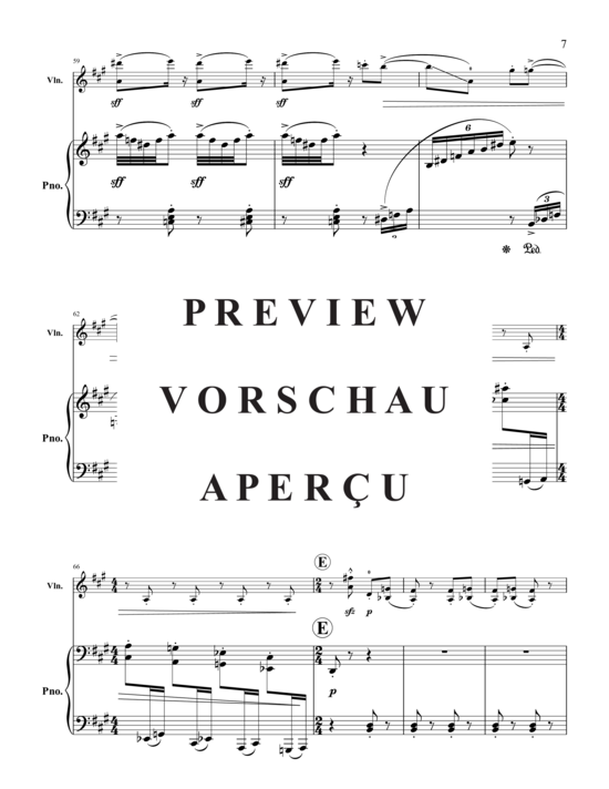 Product gallery: Page 10 of 21 Triptych for Violin and Piano , , (violin and piano)