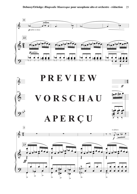Product gallery: Page 36 of 53 Rhapsodie Mauresque , , (alto saxophone + piano)