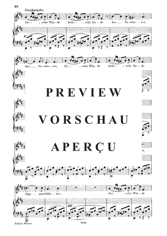 Product gallery: Page 3 of 4 Erlafsee D.586, , Medium Voice and Piano