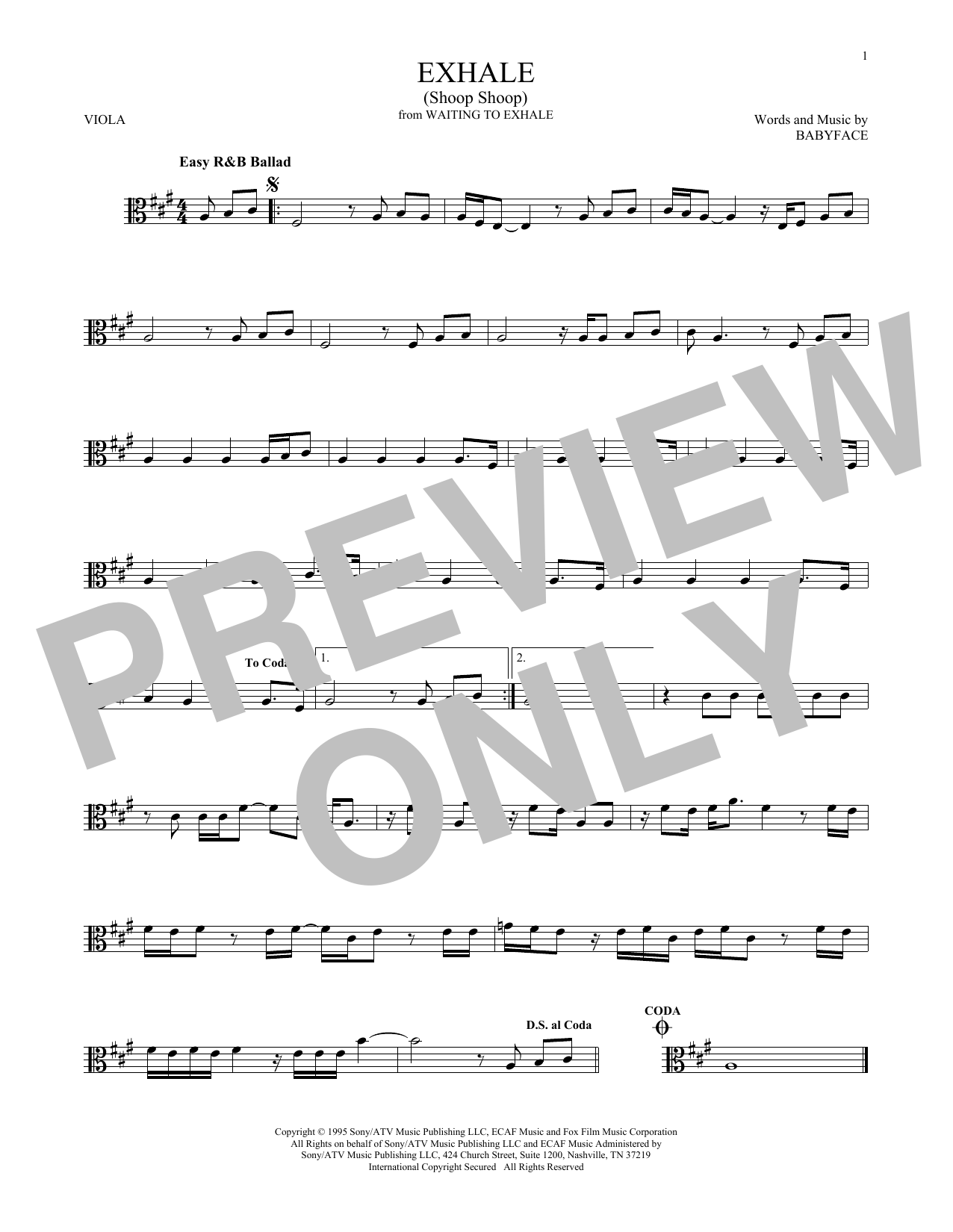 Product gallery: Page 1 of 1 Exhale (Shoop Shoop), Whitney Houston