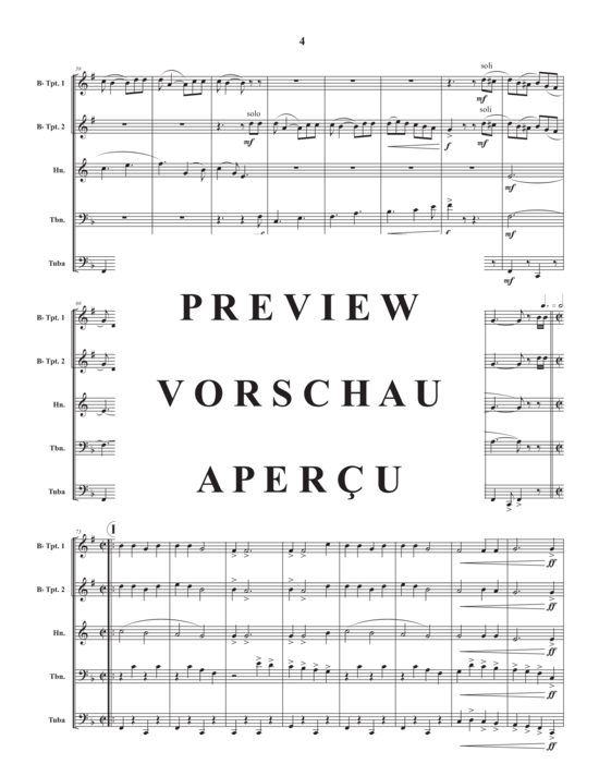 Produktgalerie: Seite 6 von 17 Five Favorites for Five , , (Blechbläserquintett)