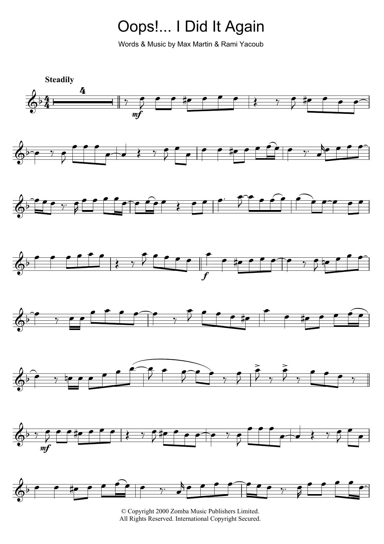 Product gallery: Page 1 of 1 Oops! I Did It Again, Britney Spears