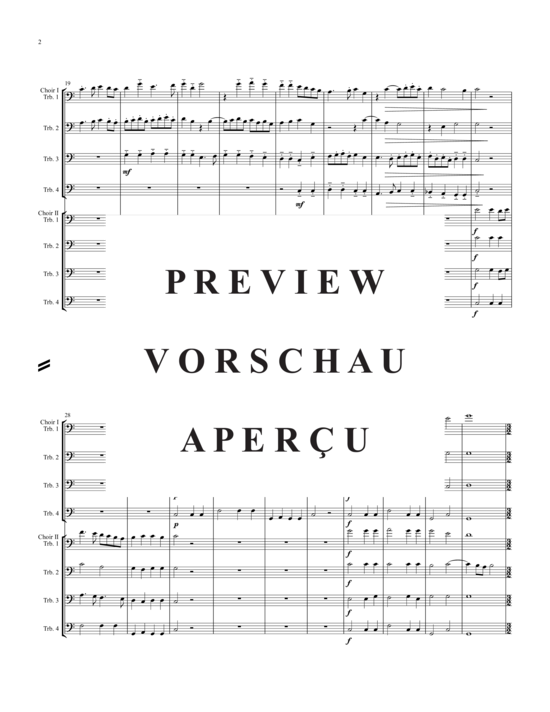 Product gallery: Page 3 of 21 La Bergamasca , , (Trombone Ensemble)