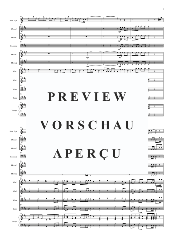 Produktgalerie: Seite 6 von 11 Trumpet Concerto in D, , Concert Band und Solo Trompete in D
