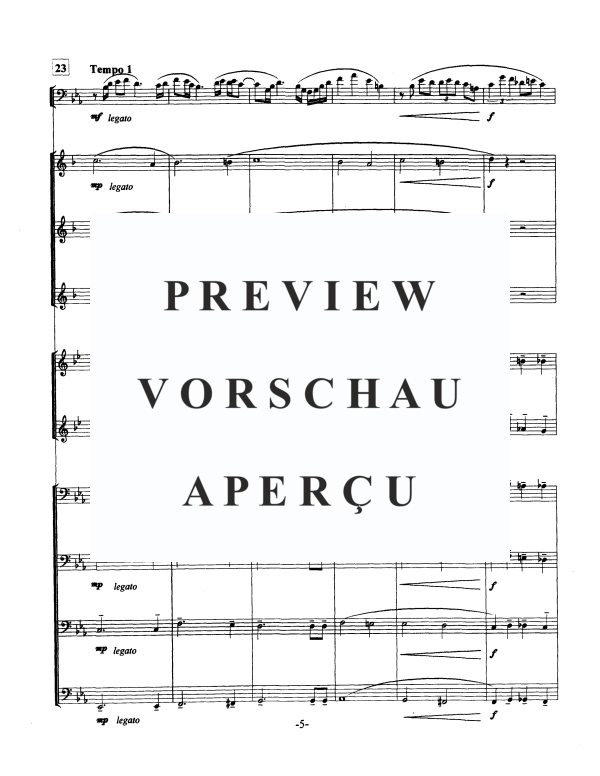 Produktgalerie: Seite 8 von 11 Andante and Allegro, , Euphonium Solo und Blechbläserensemble