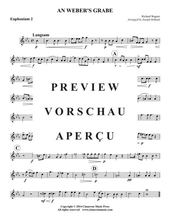 Product gallery: Page 7 of 9 An Webers Grabe , , (2x Baritone, 2x Tuba)