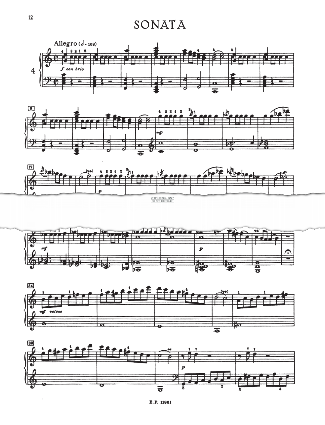 Produktbild zu: Sonata No.4 (from 150 Sonatas Vol.1)